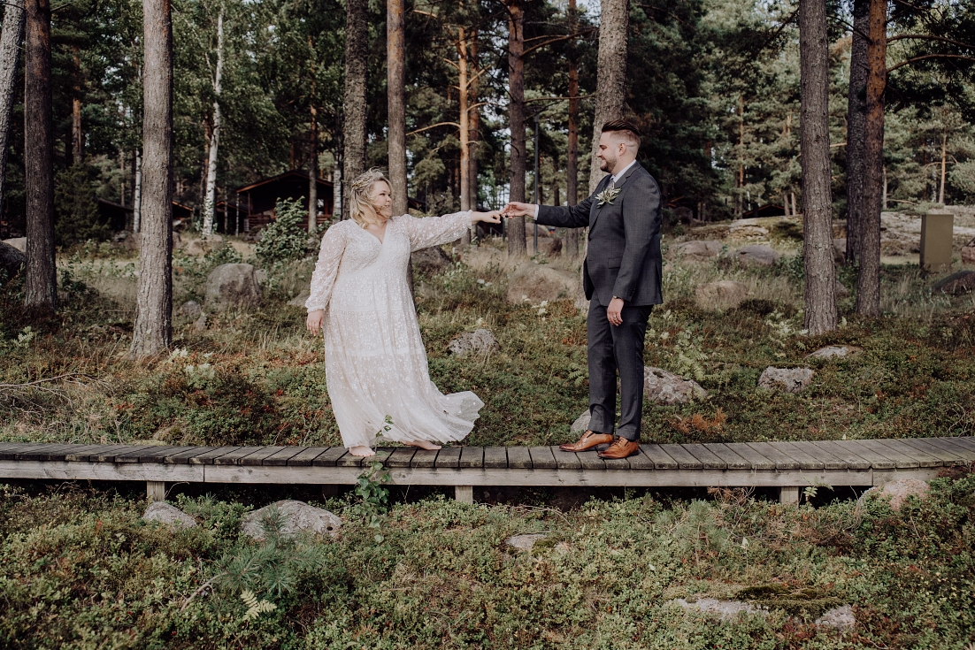 Valokuvaaja Katia Himanen. Häät Villa Aava, Kotka